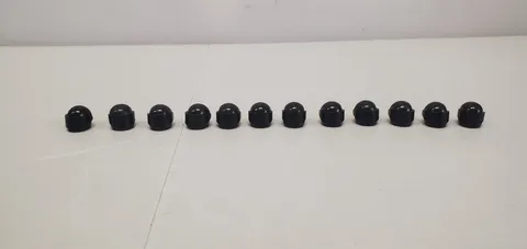 Lego Minifigure Headgear Black Helmet W/ Black Visor Lot Of 12 Space Blacktron 