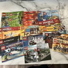 Lego Instruction Manuals Architecture Minecraft SpongeBob Ninjago Lot Of 17