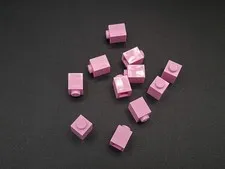 LEGO - 10x - Brick - Brick - 1x1 - Bright Pink - Light Pink - 3005