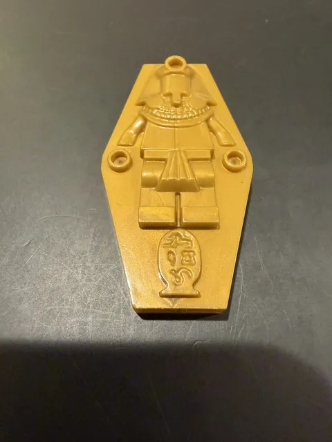 Lego Pearl Gold Coffin Lid with Mummy (30164)