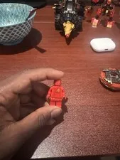 LEGO Ninjago Nrg Kai Minifigure with spinner missing mask njo123