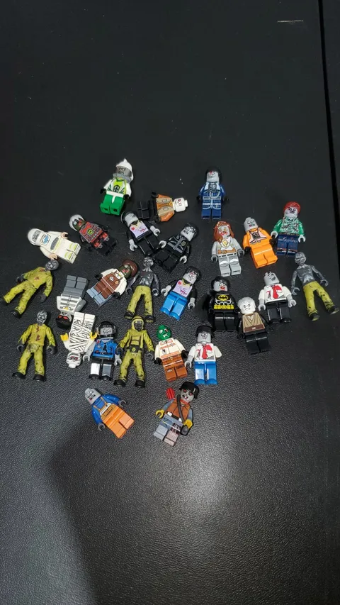 Lot of 27 Zombie Minifigures Custom LEGO Compatible Horror Undead Figures