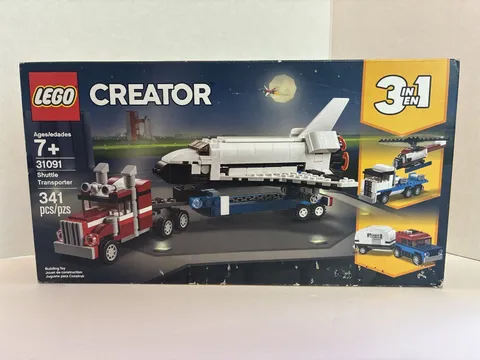 LEGO 31091 Creator 3 in 1 Space Shuttle Transporter 341 Pcs New Sealed Retired