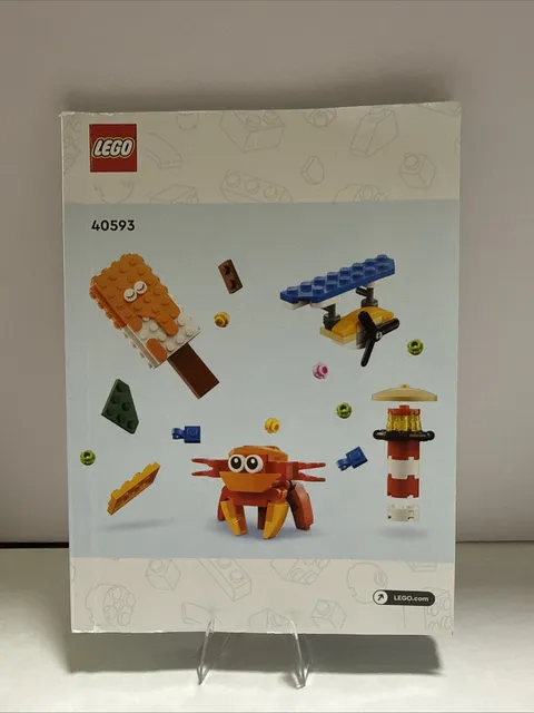 LEGO 40593 Instruction Manual, Fun Creativity 12-in-1  - Manual Only.