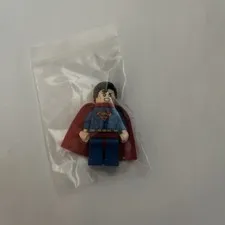 LEGO Superman Minifigure Blue Suit Starched Cape sh0003 DC Superman Super Heroes