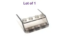 Lego 4x4x1 Windscreen Transparent Brown Lot of 1