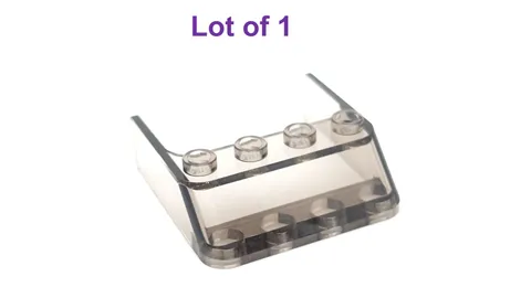 Lego 4x4x1 Windscreen Transparent Brown Lot of 1