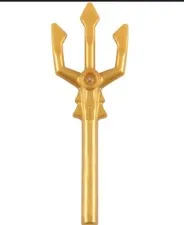 LEGO Part 92289 Trident Pearl Gold Atlantis Weapon Aquaman Marvel Avengers