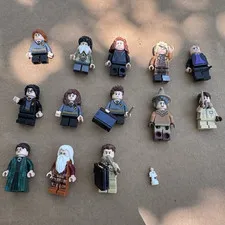 LEGO Harry Potter Minifigure Lot of 13 Voldemort Snape Dumbledore Hermione