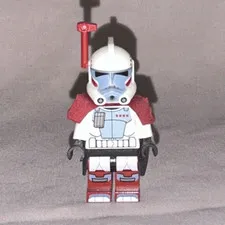 LEGO Star Wars Clone Trooper Minifigure w/ Helmet Blaster & Jetpack
