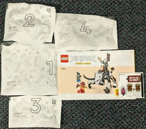 Lego 71863 Ninjago Grimtak Build ONLY With Instructions + Stickers