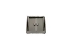 2 Lego® 9V RC TRAIN Railway Cargo Hinge Gate DARK GREY