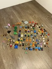LEGO Minifigures Lot Of 28 Mixed Figures & Miscellaneous Lego Pieces & Parts