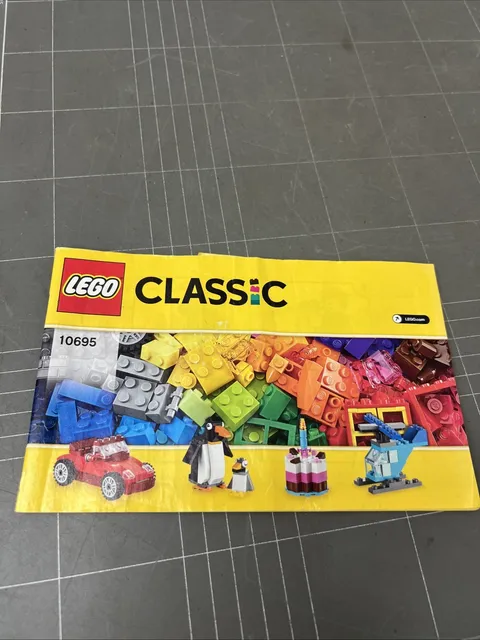 VINTAGE TOY LEGO MANUAL INSTRUCTIONS BOOKLET ART 5932 CLASSIC 10695
