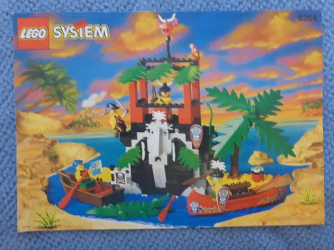 LEGO 6264 LEGO PIRATES ISLANDERS FORBIDDEN  INSTRUCTIONS ONLY NO PIECES INCLUDED