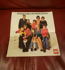 Vintage 1976 LEGO Catalog Flyer Brochure Booklet "A Family Guide to the World of