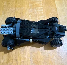 LEGO Black Batman Batmobile/Tumbler Vehicle, Logo Assembled but Incomplete