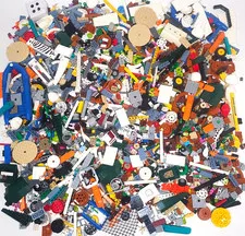 Lego Bulk Brick & Pieces 4lb 5oz Various Parts Bricks Mixed Accessories Bulk Vtg
