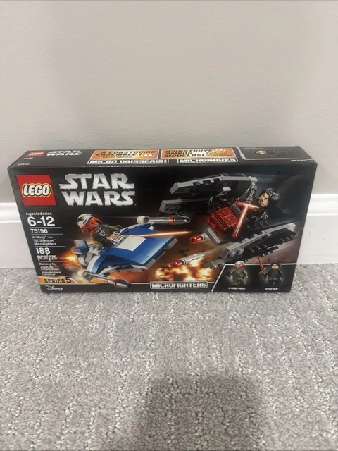 LEGO Star Wars: A-Wing vs. TIE Silencer Microfighters (75196)