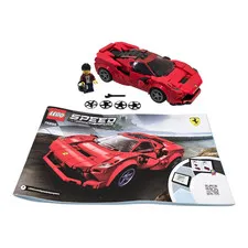 LEGO Speed Champions #76895 Ferrari F8 Tributo 100% Complete w/ Instruction Fig