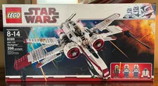 LEGO Star Wars ARC-170 Starfighter Set #8088 w/ Kit Fisto & Captain Jag Minifigs
