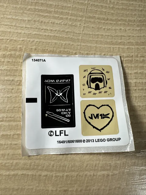 STICKERS ONLY LEGO 10236 EWOK VILLAGE STICKER SHEET Star Wars Return of the Jedi