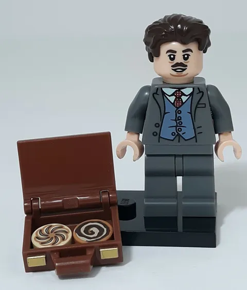 Lego Harry Potter Fantastic Beasts Jacob Kowalski Minifigure W Suitcase Pastries