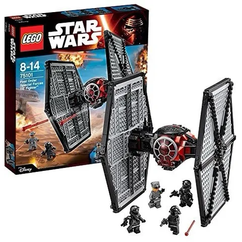 Lego Star Wars Set #75101 First Order Special Forces TIE Fighter 99% Complete