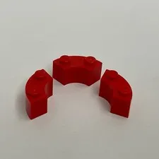 Lego 85080 Red Replacement Parts Pieces Lot of 3