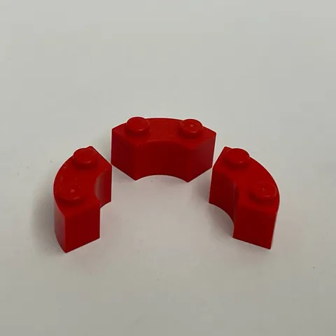 Lego 85080 Red Replacement Parts Pieces Lot of 3