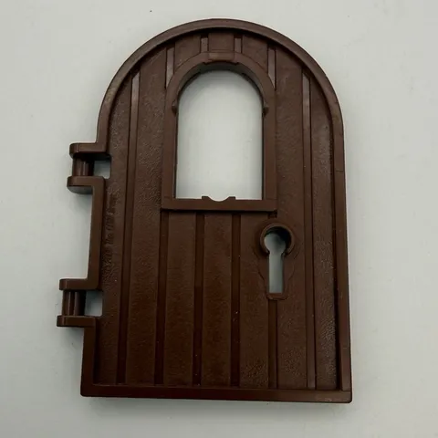 Lego Part 64390 (1pc) Door 1x4x6 Round Top Window/Keyhole Reinforced Edge