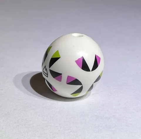 Lego World Cup Soccer Ball White Pink Green New City 71052 Sport