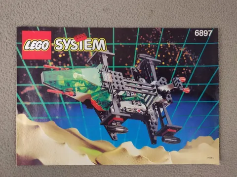 LEGO 6897 Space: Rebel Hunter Space Police MANUAL ONLY