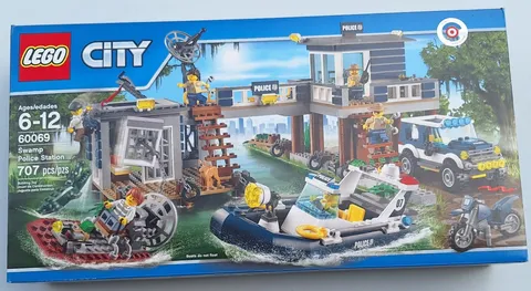LEGO City: Swamp Police Station (60069) New In Box Retired