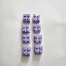 LEGO 3003 Lavender Purple Brick 2 x 2 (8x)