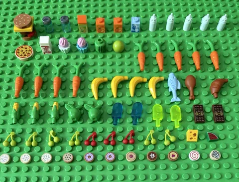 LEGO Food Accessories Lot 65+ Pieces | Read description for Full list of items 