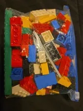 Lego Pieces Mixed Bag 9 oz Bricks Building Blocks Fihures Random Colors Loose