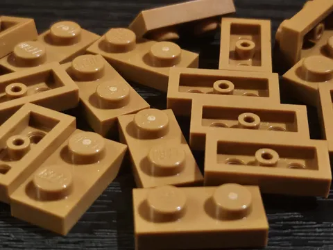 LEGO 💥NEW💥 50 count 1x2 Plate Medium Nougat 