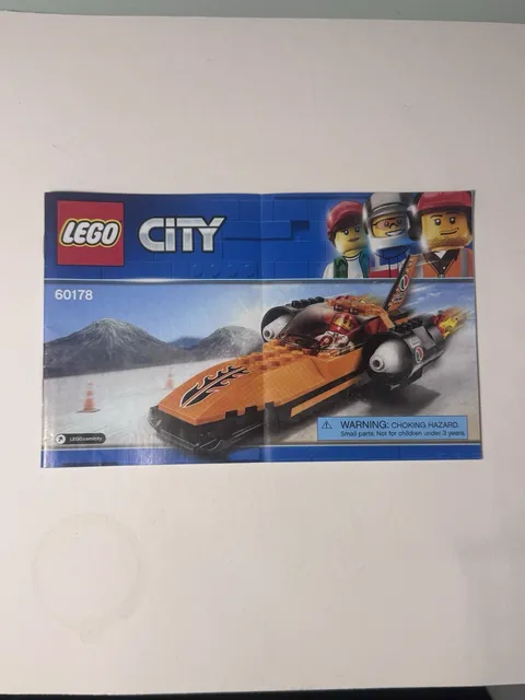 LEGO 60178 Speed Record Car City Racing Octan INSTRUCTIONS ONLY