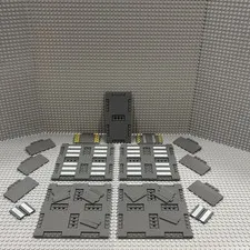 Lego Dark Bluish Gray Brick Modified 16x16 (69958) + 8x16 (71772pb01) + More