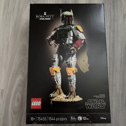 LEGO Star Wars Boba Fett 75455 Set 1544pcs 18+ statue bust no minifigure 
