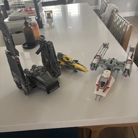 3 Star wars lego sets NOT COMPLETE READ DESCRIPTION 