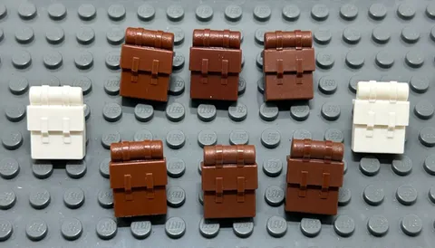 Lego 2524 Minifigure backpack lot qty 8 City Pirates