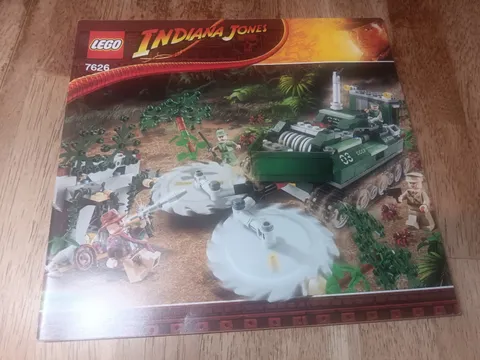 Lego 7626 Indiana Jones Jungle Cutter Instruction Manual Only No Bricks