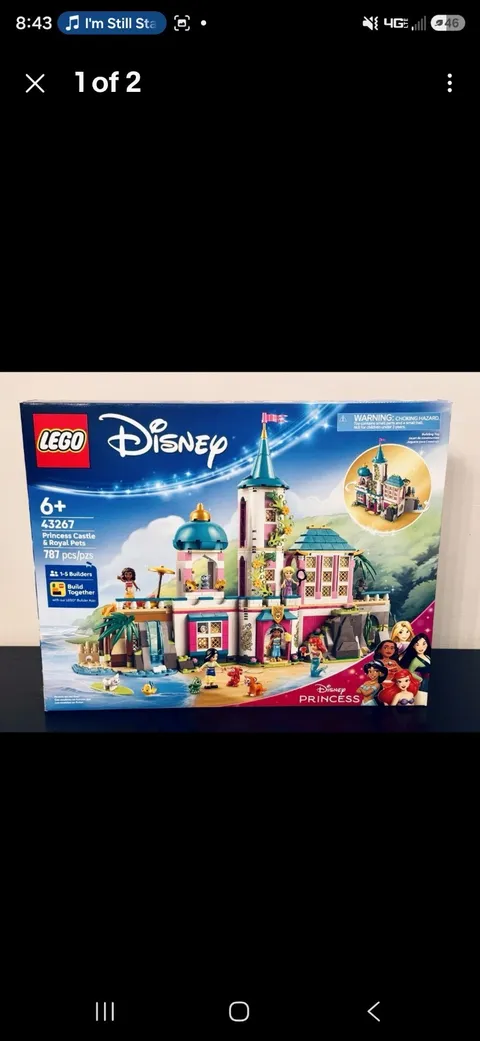 Factory Sealed, New In Box, LEGO Disney Princess Castle & Royal Pets, Set 43267