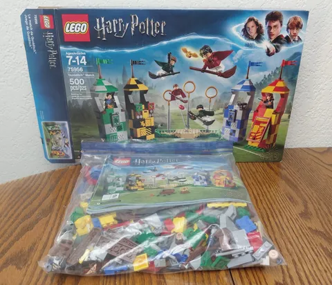 LEGO Harry Potter: Quidditch Match (75956) Complete w/Minifigs and Box)