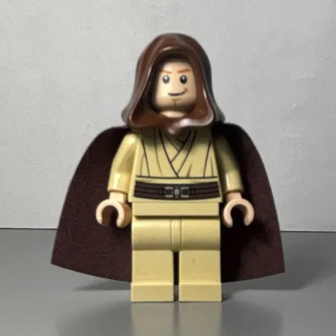 LEGO Star Wars Obi-Wan Kenobi Minifigure w/ Hood & Cape sw0329