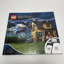 LEGO 75968 Harry Potter Privet Drive Instruction Manual Book Only