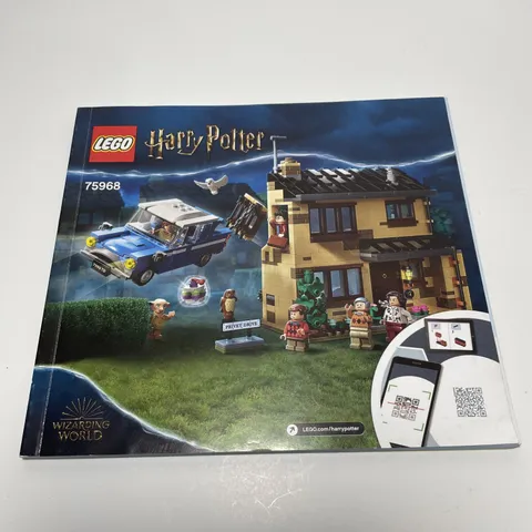 LEGO 75968 Harry Potter Privet Drive Instruction Manual Book Only