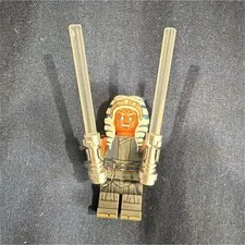 LEGO Star Wars Ahsoka Tano Minifigure with Lightsabers Plastic Age 6+
